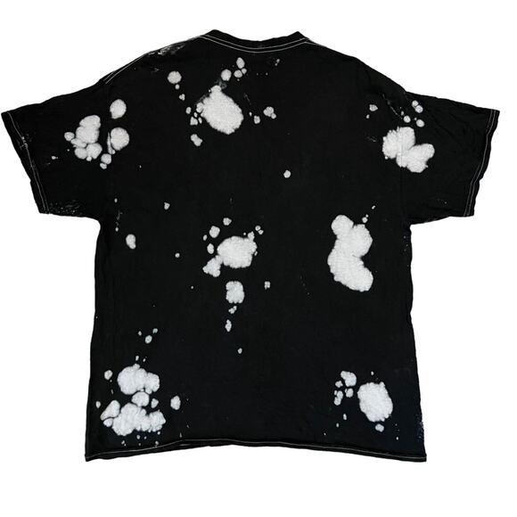 Oversized Bleached Death Row Records Graphic Tee - Picture 2 of 5